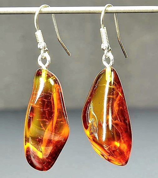 Amber Earrings
