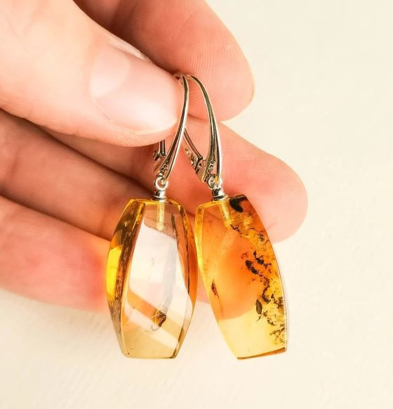 Amber Earrings