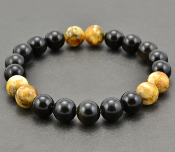 Mens Amber Bracelet