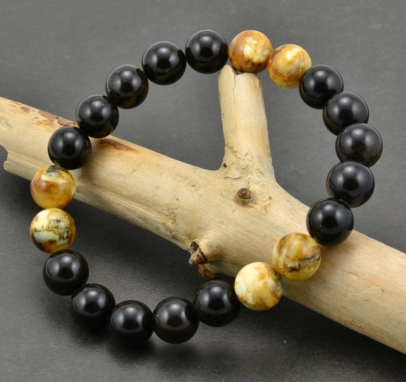 Mens Amber Bracelet
