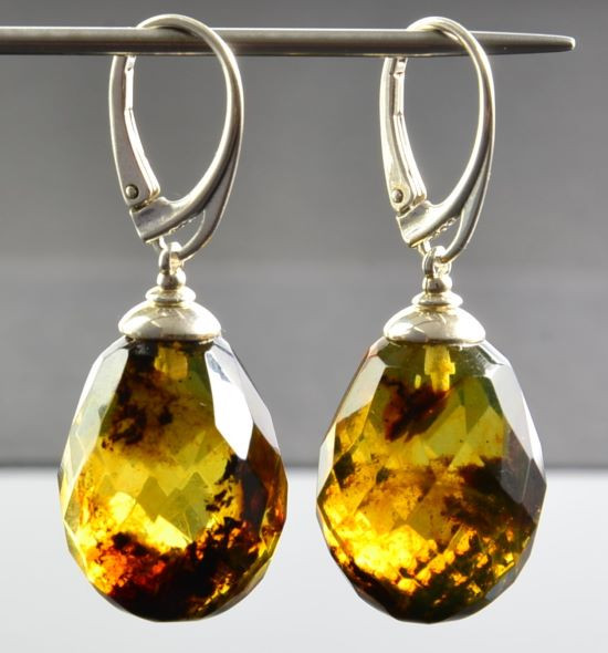 Amber Earrings