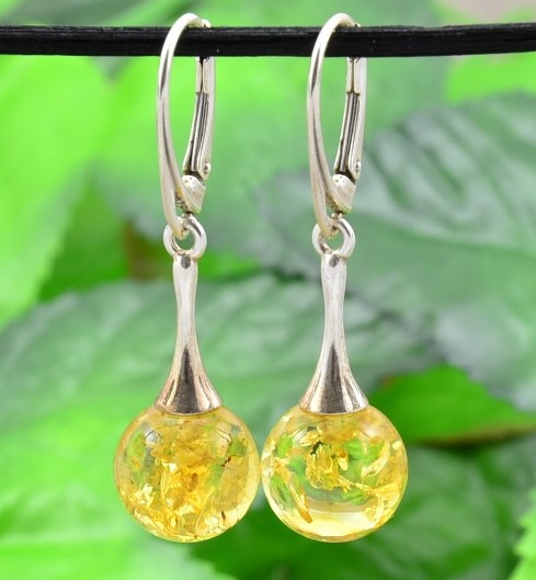Amber Earrings