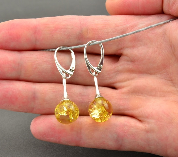Amber Earrings