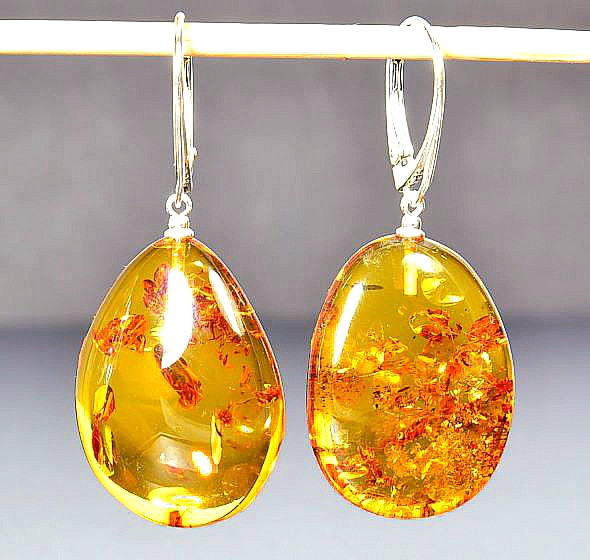 Amber Earrings