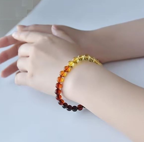 Amber Beaded Bracelets