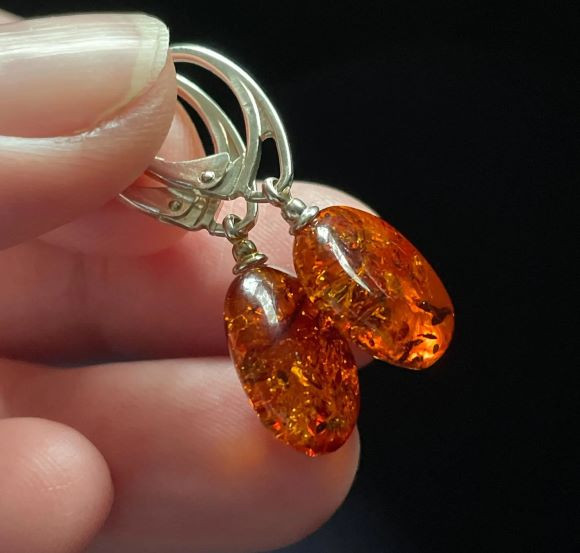 Amber Earrings