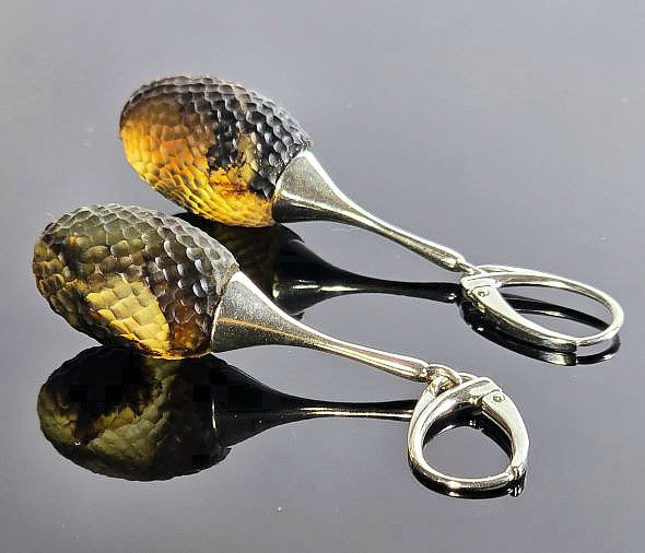 Amber Earrings