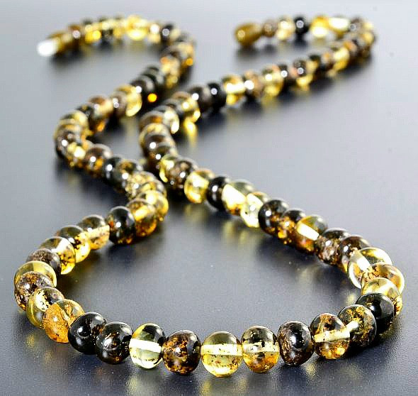 Green Amber Necklace