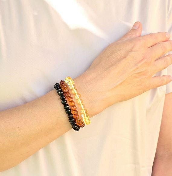 Amber beaded Bracelet