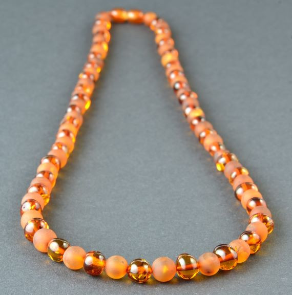 Amber Beaded Necklace 