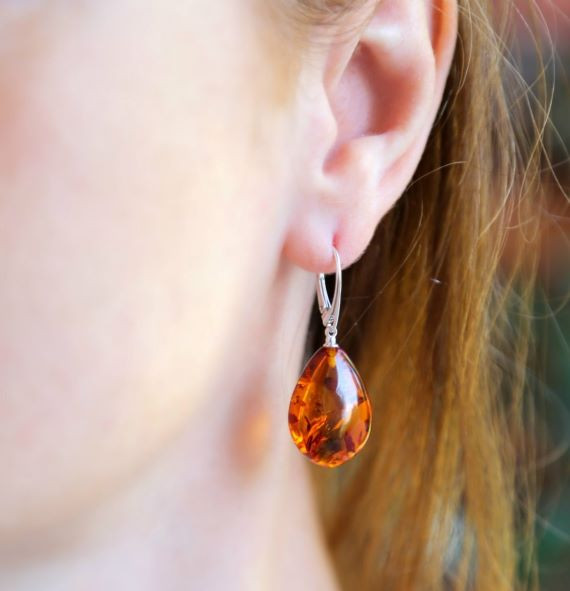 Amber Earrings