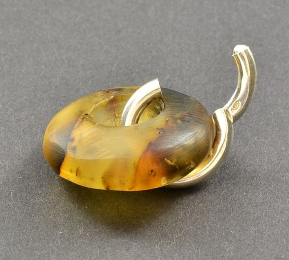 Amber Donut Pendant