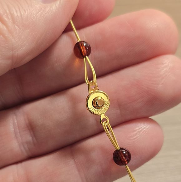 Amber Flower Necklace