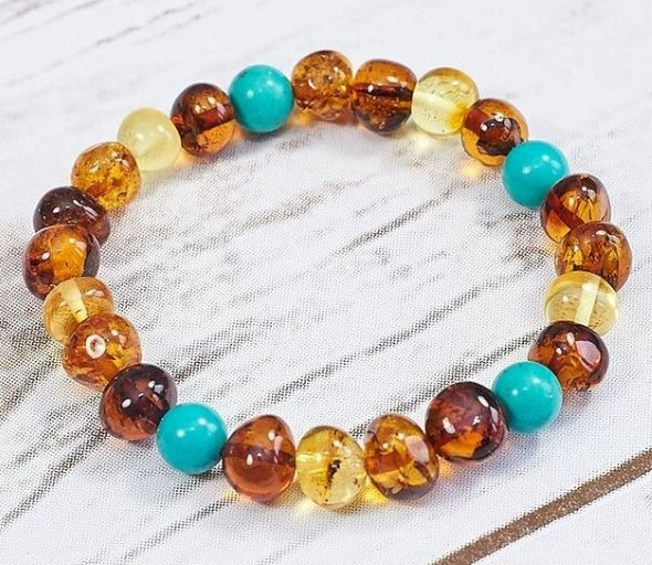 Amber Beaded Bracelets