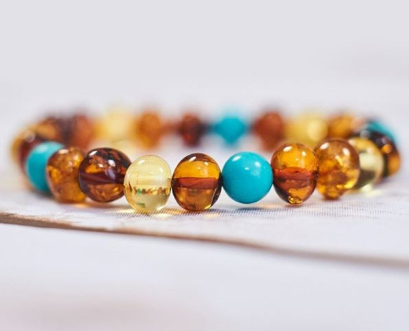 Amber Beaded Bracelets