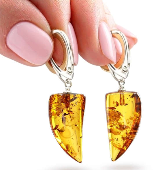 Amber Earrings