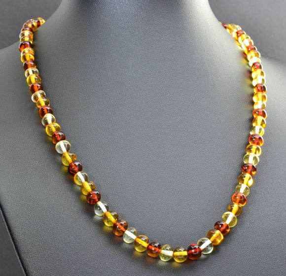 Amber Beaded Necklace