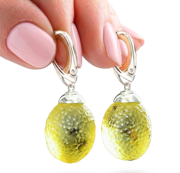 Amber Earrings