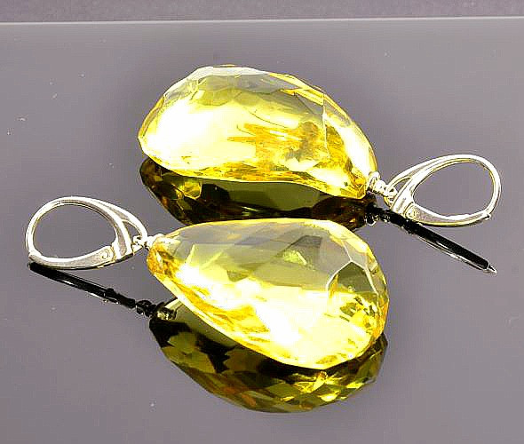 Massive Amber Earrings