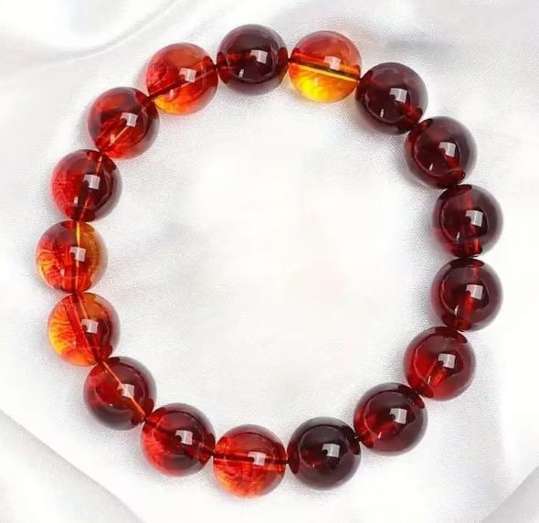 Amber Beaded Bracelet
