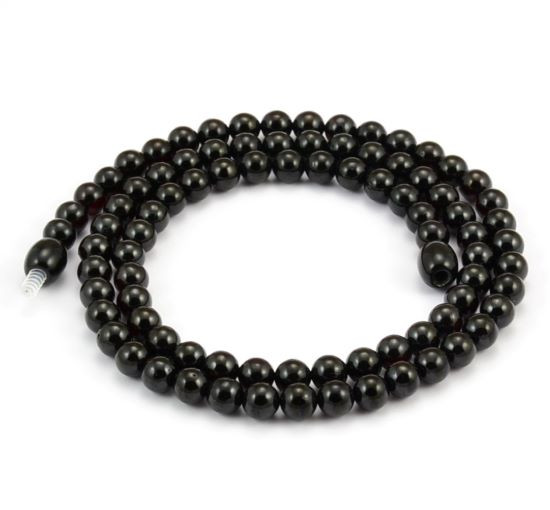 Black Mens Amber Necklace