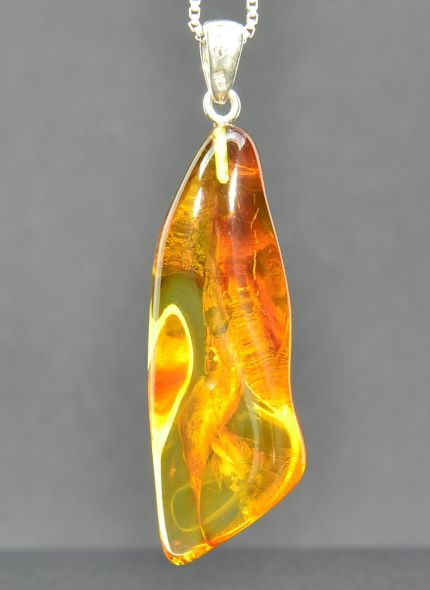 Gold Amber Pendant- Natural Amber Necklace, Round Amber Pendant – Adina  Stone Jewelry