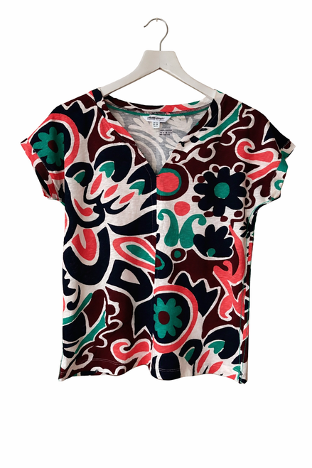 Retro Print Jersey T-Shirt