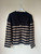 Black Striped Cardigan 