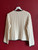 Cream & Black Cable Knit Cardigan 