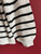  Cream & Black Oversized Striped Jumper