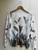 Feather Print Italian Knit