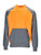 Orange-Two-Tone HiVis Crewneck Sweatshirt