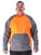 Orange-Two-Tone HiVis Crewneck Sweatshirt