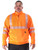 Orange-HiVis Quarter-Zip Sweatshirt