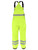 Lime Lightweight HiVis Work Overalls - Back