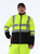 Model wearing the Women's HiVis Insulated Softshell Jacket 2
