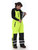 Model wearing Women's HiVis Insulated Softshell Bib Overalls