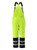 Back view of Women's HiVis Insulated Softshell Bib Overalls