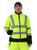 Model wearing Women's HiVis Softshell Jacket