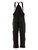 Black/Charcoal-Insulated Softshell Bib Overalls
