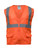 Orange-Zipper Mesh Safety Vest