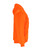 Orange-Insulated Quilted Sweatshirt