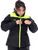 Lime/Black - Women's Two-Tone HiVis Insulated Softshell Jacket zipper feature