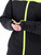 Lime/Black - Women's Two-Tone HiVis Insulated Softshell Jacket thumb hole feature