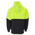 Black/Lime - Hi-Vis Full-Zip Hoodie Back