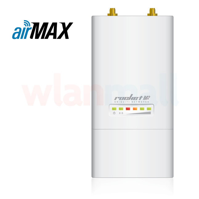Ubiquiti ROCKETM2 2.4GHz Hi Power 2x2 MIMO AirMax TDMA BaseStation