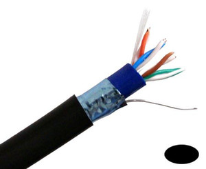 Primus Cable CAT5E Direct Burial, Shielded, 1000ft, Black, C5CMXT-416BK, C5E-OS-1000 Primus Cable CAT5E Direct Burial, Shielded, 1000ft, Black, C5CMXT-416BK, C5E-OS-1000
