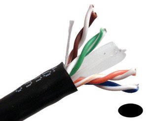 Primus Cable CAT6 Outdoor, 1000ft Spool, Black, C6CMX-2043BK Primus Cable CAT6 Outdoor, 1000ft Spool, Black, C6CMX-2043BK