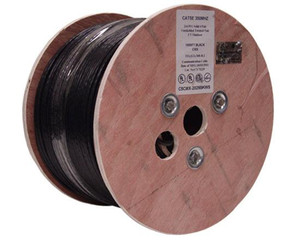 Primus Cable CAT5E Direct Burial, Shielded, 1000ft, Black, spool, C5CMXT-2152BKWS, C5E-OS-1000 Primus Cable CAT5E Direct Burial, Shielded, 1000ft, Black, spool, C5CMXT-2152BKWS, C5E-OS-1000