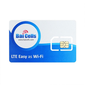 BaiCells Sim Card, 100 Pack, BAICELLS-SIMCARD-100